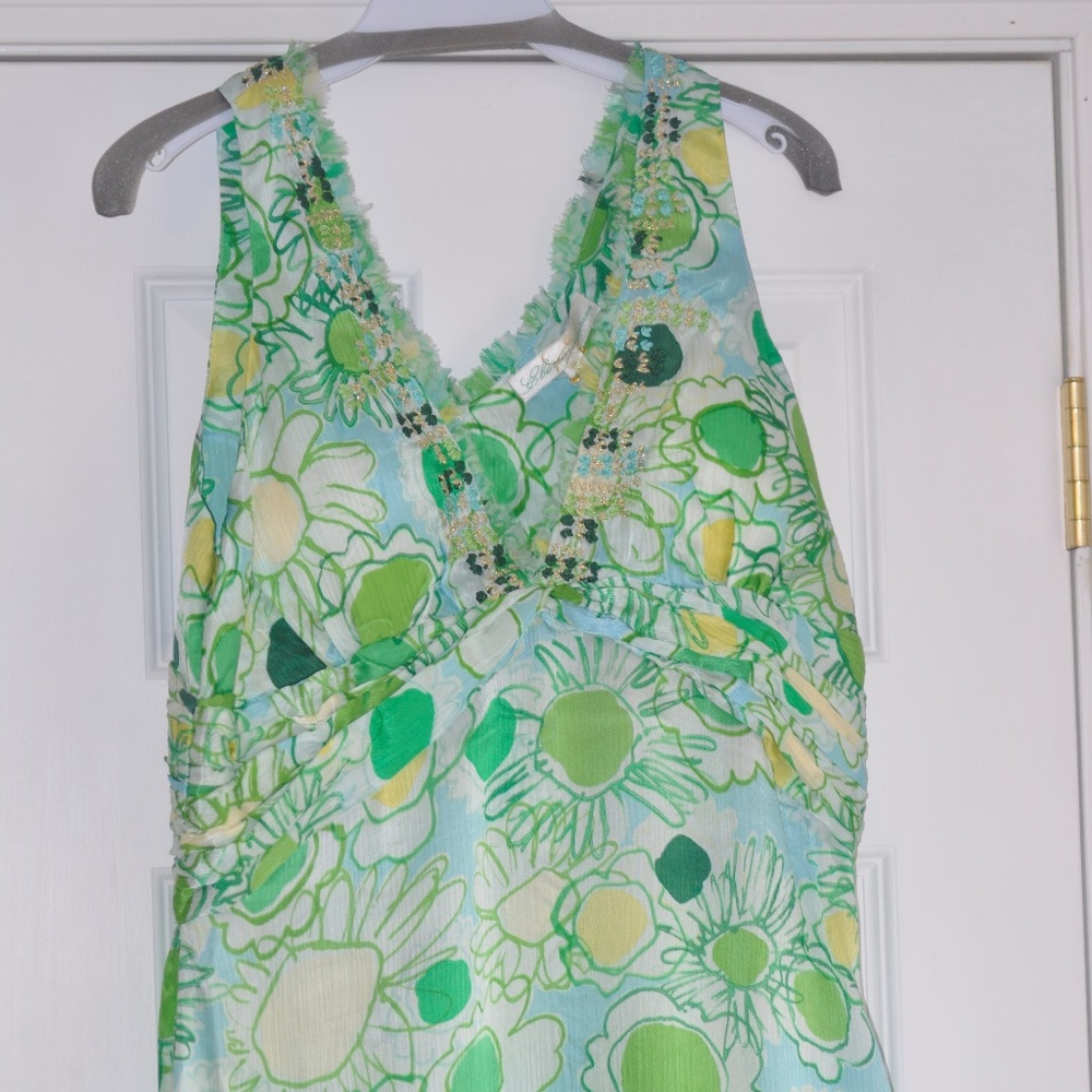 Silk Floral Cami Top Size 10